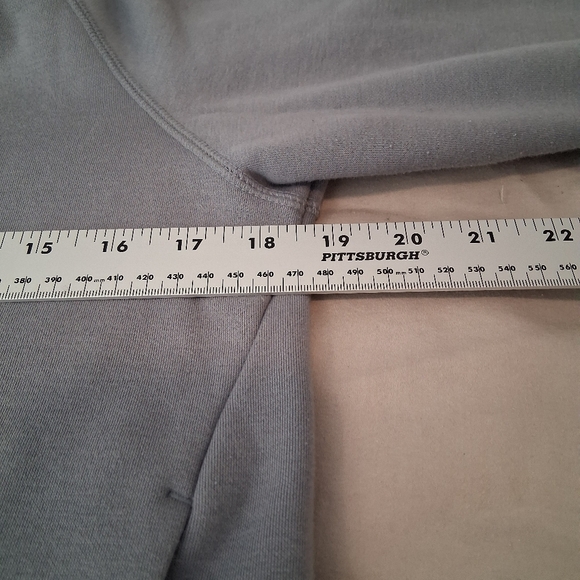 UNI QLO Full Zip Hoodie with Pockets : Small : Gray - Picture 5 of 11